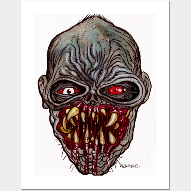 Space Zombie Wall Art by rsacchetto